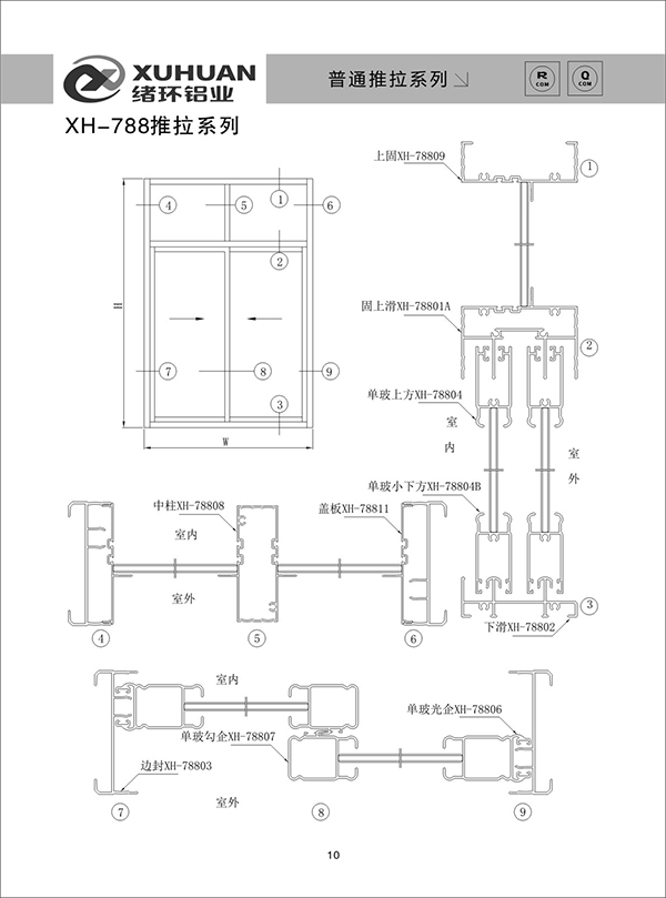 XH-788推拉系列